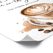 Guess How Many Coffee Beans Party Game ポスター (角)