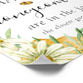 Guess How Many Honeycomb Bee Bridal Shower Game ポスター (角)