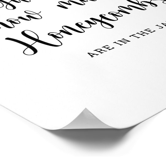 Guess how many honeycombs are in the jar ポスター (角)