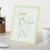 Guess How Many Kisses Margarita Bridal Shower 台座サイン (インサイチュ)