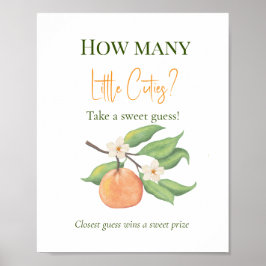 Guess how many Little Cuties shower game ポスター