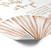 Guess how many shells baby shower game ポスター (角)