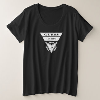 GUESS, I AM FROM? 1998 1999 2000. SAMER BRASIL プラスサイズTシャツ