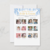 Guess the Age Bridal Shower blue game 招待状 (正面)