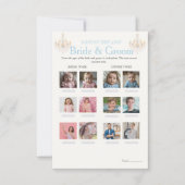 Guess the Age Bridal Shower Fancy game card 招待状 (正面)