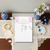 Guess the Dress Bridal Shower Pink game 招待状