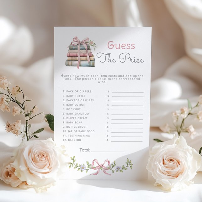 Guess the Price Storybook Baby Shower game (クリエイターアップロード済み)
