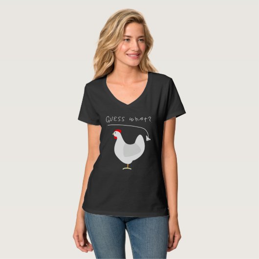 Guess what chicken butt farmers tシャツ (正面フル)