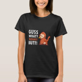 Guess What Monkey Butt Brown With Banana Tシャツ (正面)