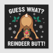 Guess What Reindeer Butt Christmas Joke (正面)
