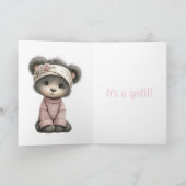 Guess What We Know – Gender Reveal Card カード (内部)