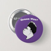 「Guess Who」ボタン 缶バッジ (正面&裏面)