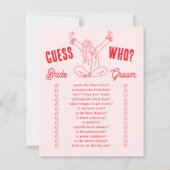 Guess Who Bridal Shower Game Girls Gone Mild (正面)