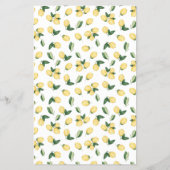 Guess Who Lemonsブライダルシャワーゲームカード チラシ (裏面)