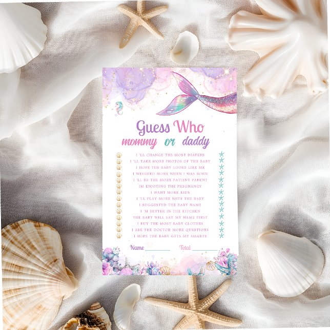 Guess Who Mommy Daddy Mermaid Game (クリエイターアップロード済み)