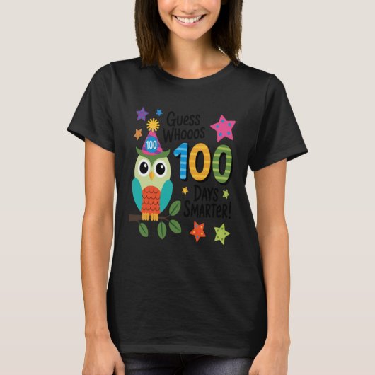 Guess Whoos 100日賢くなったフクロウ学校 Tシャツ (正面)