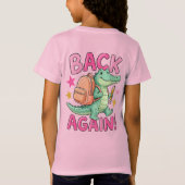 Guess Who's Back to School Alligator Tシャツ (裏面)