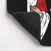 Guess Who's Ck Ck Again Easter Day Jesus Funny Chr マウスパッド (コーナー)