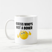 Guess Who's Got A Cheeky Joke Sarcastic Adult  コーヒーマグカップ (左)