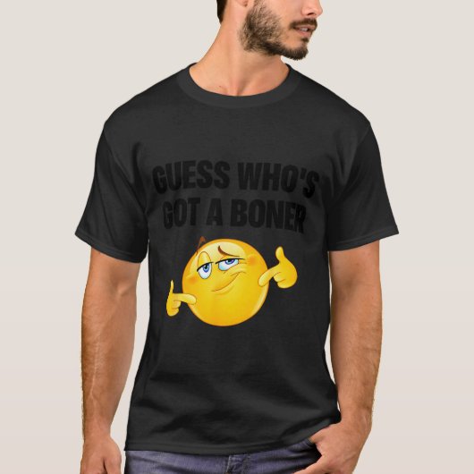 Guess Who's Got A Cheeky Joke Sarcastic Adult  Tシャツ (正面)