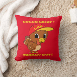 GUESS WHUT?TURKEYお尻感謝祭おもしろい クッション