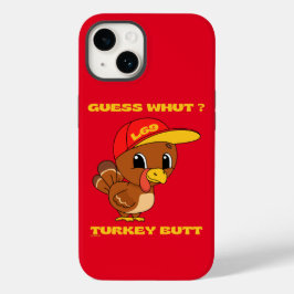 GUESS WHUT?TURKEYお尻感謝祭おもしろい Case-Mate iPhone 14ケース