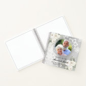 Guest book 25th 結婚Anniversary silver photo ノートブック (内部)