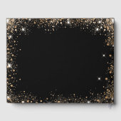 Guest book birthday black gold photo diamonds ゲストブック (裏面)