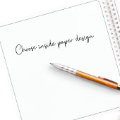 Guest book birthday navy blue silver photo ノートブック