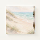 Guest book Birthday summer beach coastal ノートブック (裏面)