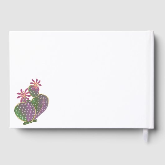 Guest Book - Cactus Flower ゲストブック (裏面)