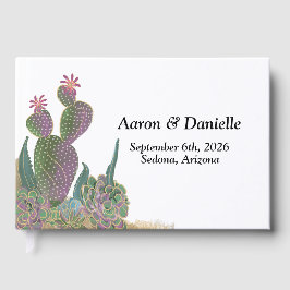 Guest Book - Cactus Flower ゲストブック