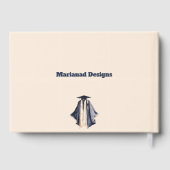 Guest Book-Custom Name & Class Year Keepsake ゲストブック (裏面)