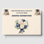 Guest Book-Custom Name & Year Keepsake ゲストブック (正面)