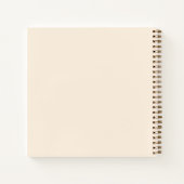 Guest book First Communion ivory blush bow floral ノートブック (裏面)