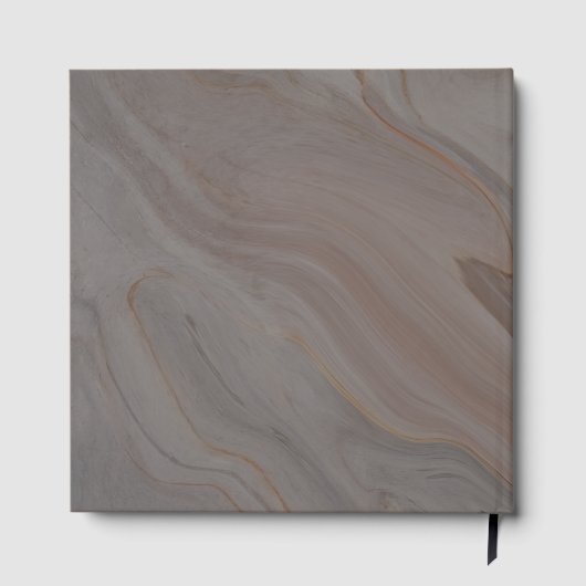 Guest Book for Wedding Elegant Black Theme ゲストブック (裏面)