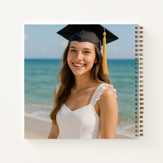 Guest book graduation photo script  ノートブック (裏面)