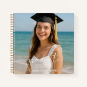 Guest book graduation photo script ノートブック (正面)