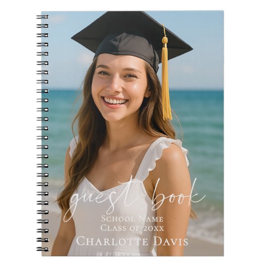 Guest book photo graduation party script ノートブック (正面)