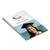 Guest Book Photo Modern Graduation Party ノートブック (右側)