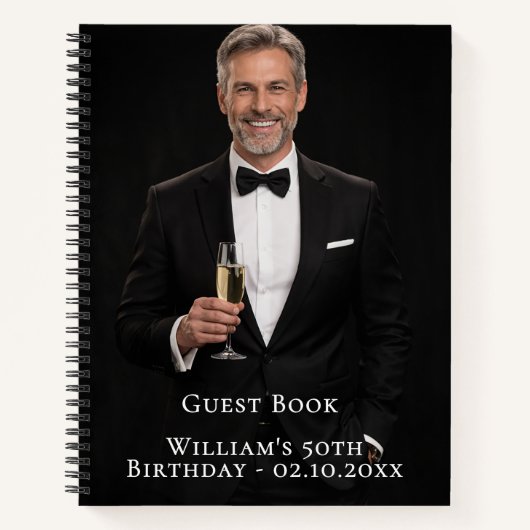 Guest book photo script ノートブック (正面)