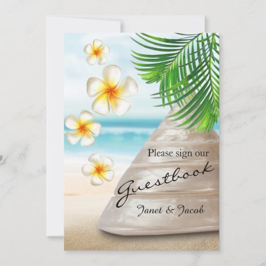 Guest Book Sign - 結婚's on theビーチ (正面)