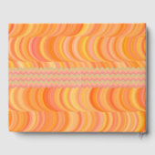 Guest Book - Warm Orange Curves ゲストブック (裏面)