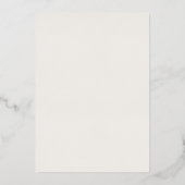 Guest Book Wedding Sign | Real Gold Foil  箔招待状 (裏面)