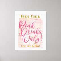 Guest Checkレシートピンクドリンク名門私立校風のフェミニン