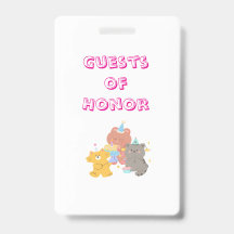 Guest of Honor Invitation Tag