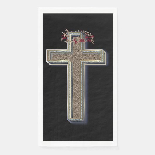Guest towel Paper Napkins Black Background (正面)