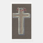 Guest towel Paper Napkins Brown Background (正面)