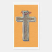 Guest towel Paper Napkins Orange Background (正面)