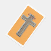 Guest towel Paper Napkins Orange Background (コーナー)